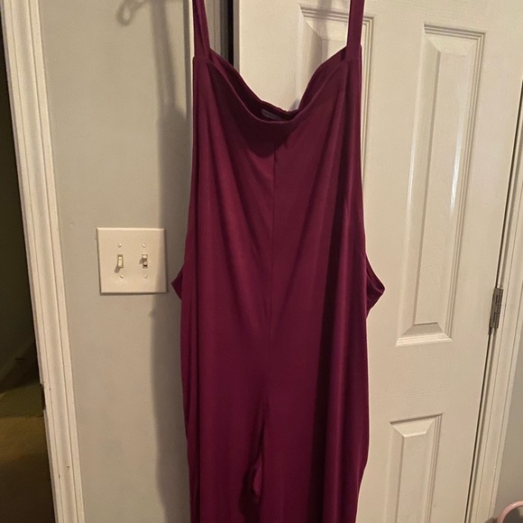 Rebdolls Burgundy Jumpsuit - Picture 1 of 3